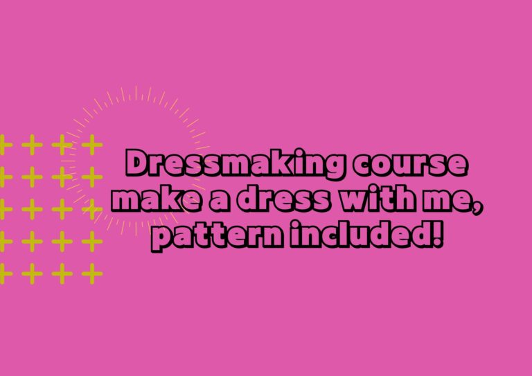 Learn to fit and sew a garment from a pattern &ndash; make the Cielo dress!