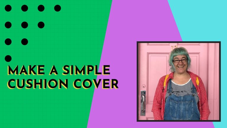 How to make a simple cushion cover