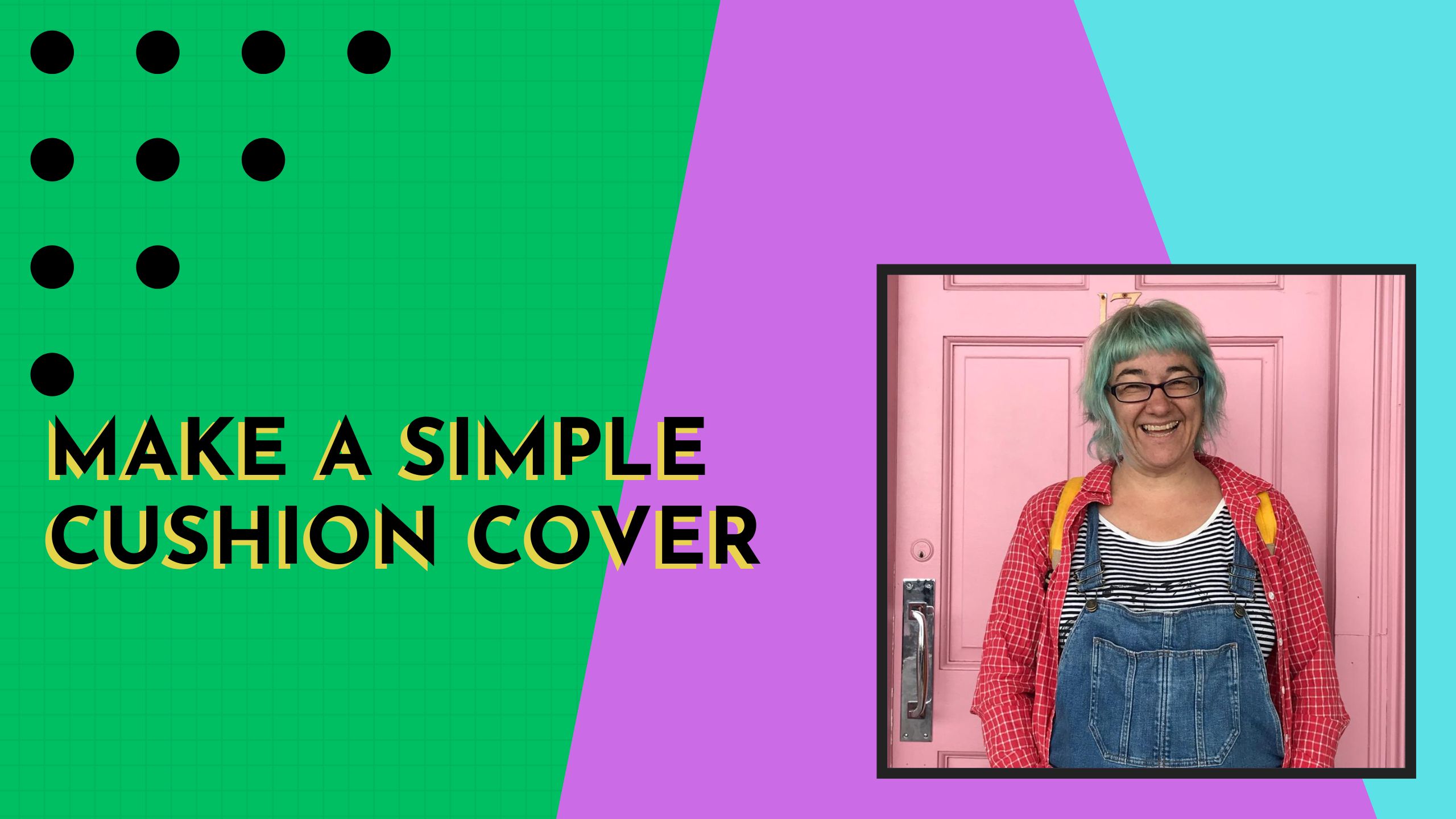 How to make a simple cushion cover